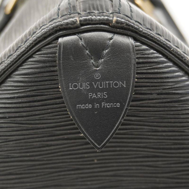 Louis Vuitton Epi Speedy 25 M59032 Noir Black Women