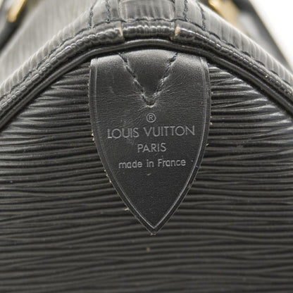Louis Vuitton Epi Speedy 25 M59032 Noir Black Women