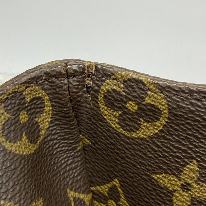 Louis Vuitton Tote Bag Monogram Sac Shopping M51109 Brown Ladies