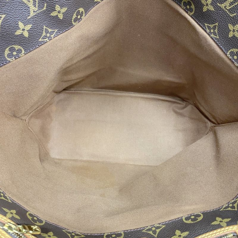 Louis Vuitton Tote Bag Monogram Sac Shopping M51109 Brown Ladies