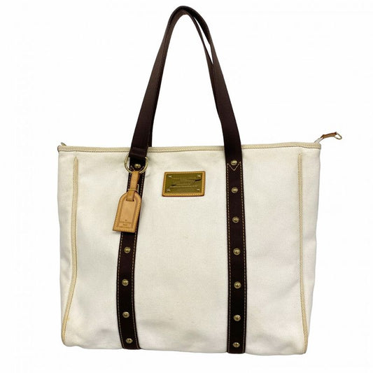 Louis Vuitton Tote Bag Antigua Cabas GM M40033 Ecru Women