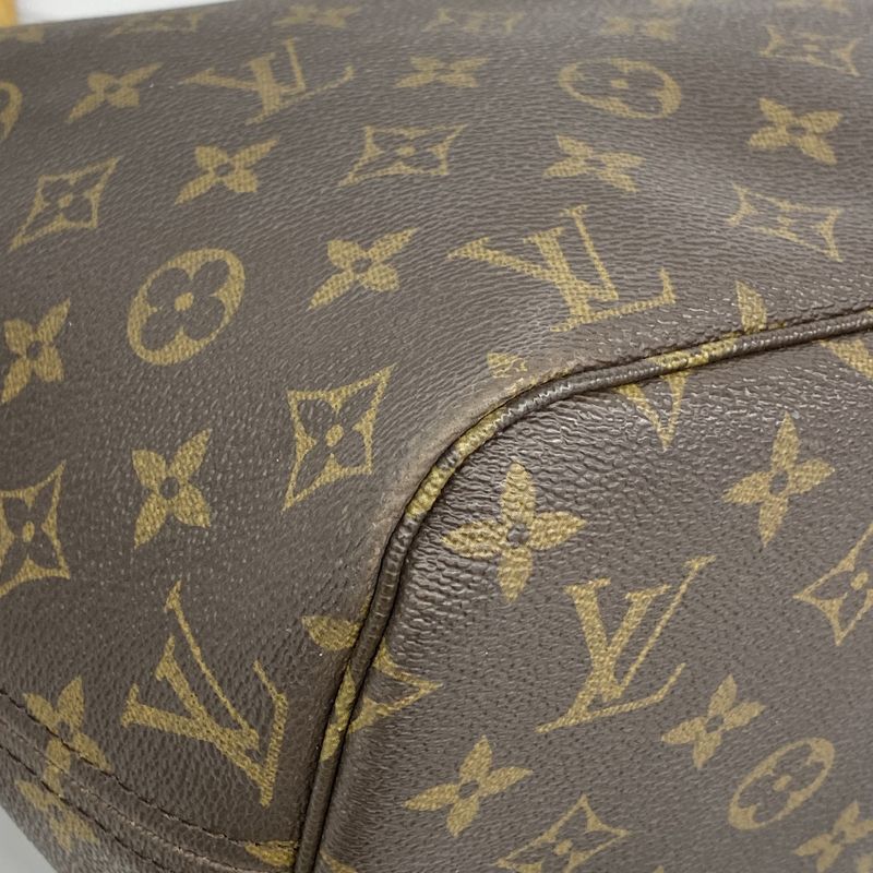 Louis Vuitton Tote Bag Monogram Neverfull MM M40156 Brown Ladies