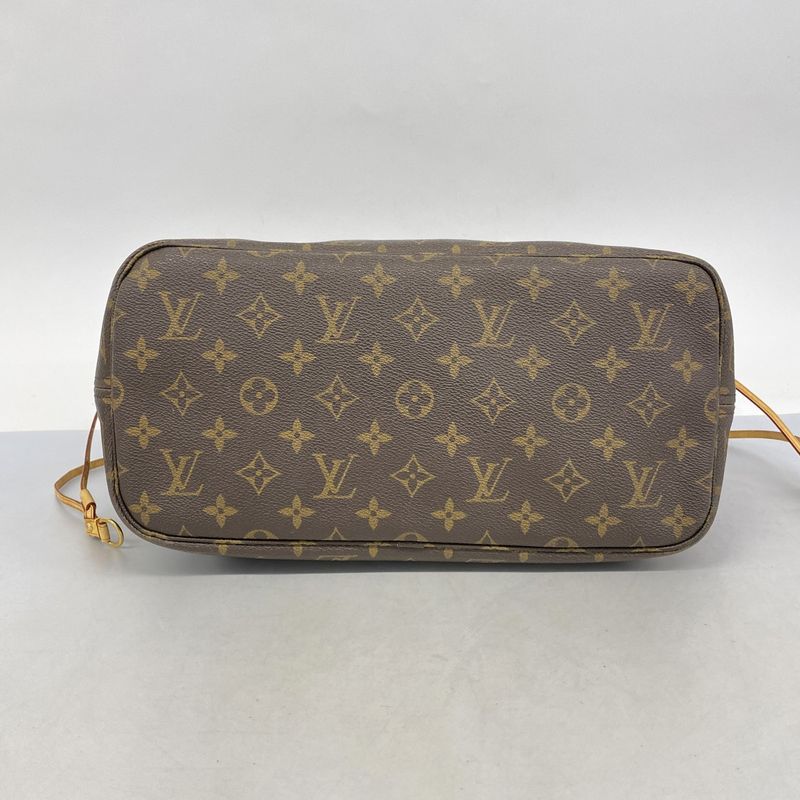 Louis Vuitton Tote Bag Monogram Neverfull MM M40156 Brown Ladies