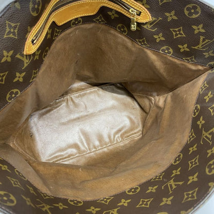 Louis Vuitton Tote Bag Monogram Sac Shopping M51109 Brown Ladies