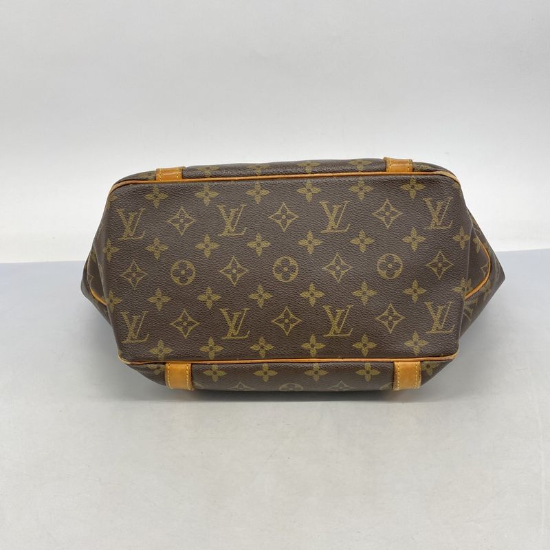 Louis Vuitton Tote Bag Monogram Sac Shopping M51109 Brown Ladies