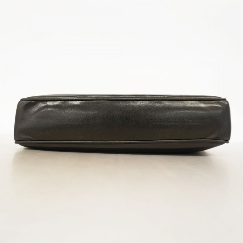 Chanel Tote Bag Lambskin Black Gold Hardware Women