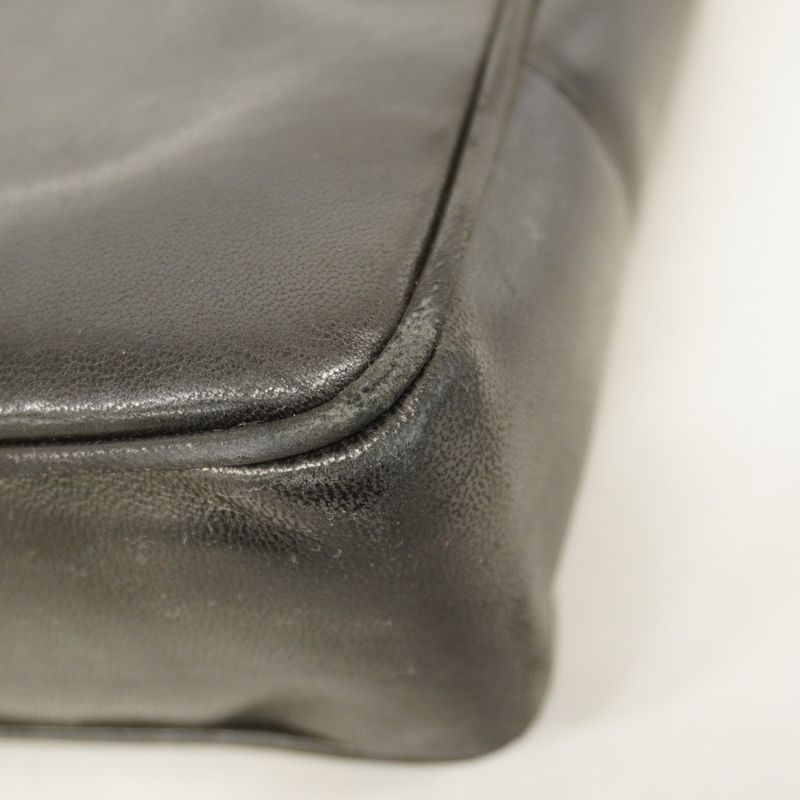 Chanel Tote Bag Lambskin Black Gold Hardware Women