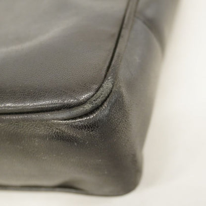 Chanel Tote Bag Lambskin Black Gold Hardware Women