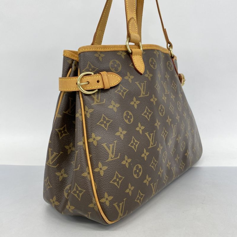 Louis Vuitton Tote Bag Monogram Batignolles Orizzontal M51154 Brown Ladies