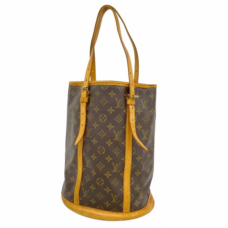Louis Vuitton Tote Bag Monogram Bucket GM M42236 Brown Ladies