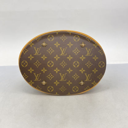 Louis Vuitton Tote Bag Monogram Bucket GM M42236 Brown Ladies
