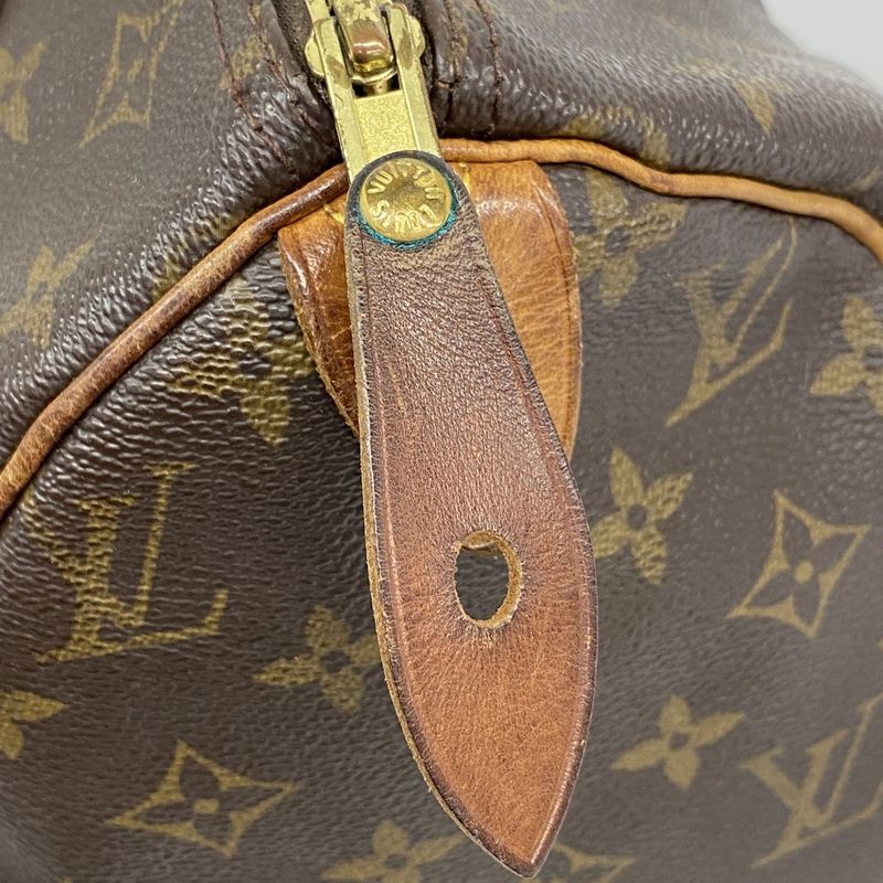 Louis Vuitton Handbag Monogram Speedy 30 M41108 Brown Ladies