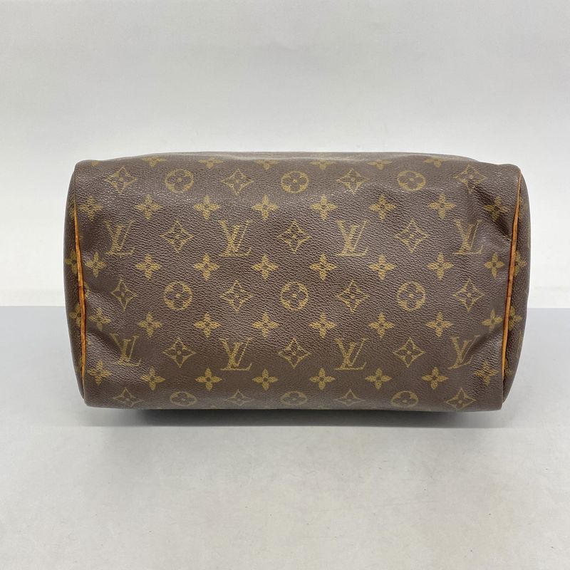 Louis Vuitton Handbag Monogram Speedy 30 M41108 Brown Ladies