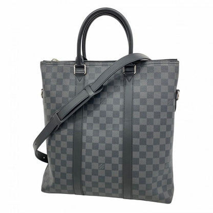 Louis Vuitton Tote Bag Damier Graphite Anton Tote N40000 Black 2way Bag Men's