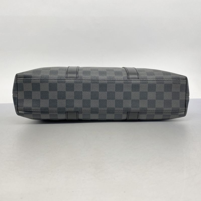 Louis Vuitton Tote Bag Damier Graphite Anton Tote N40000 Black 2way Bag Men's