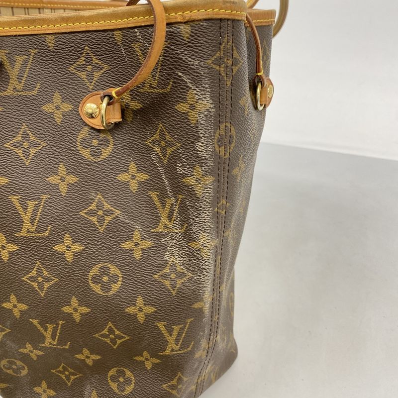 Louis Vuitton Tote Bag Monogram Neverfull MM M40156 Brown Ladies