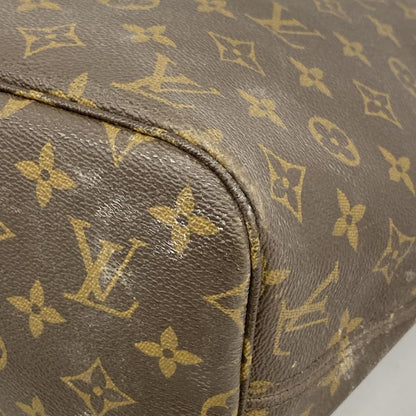 Louis Vuitton Tote Bag Monogram Neverfull MM M40156 Brown Ladies