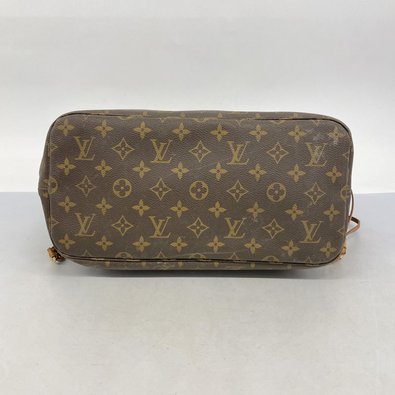 Louis Vuitton Tote Bag Monogram Neverfull MM M40156 Brown Ladies