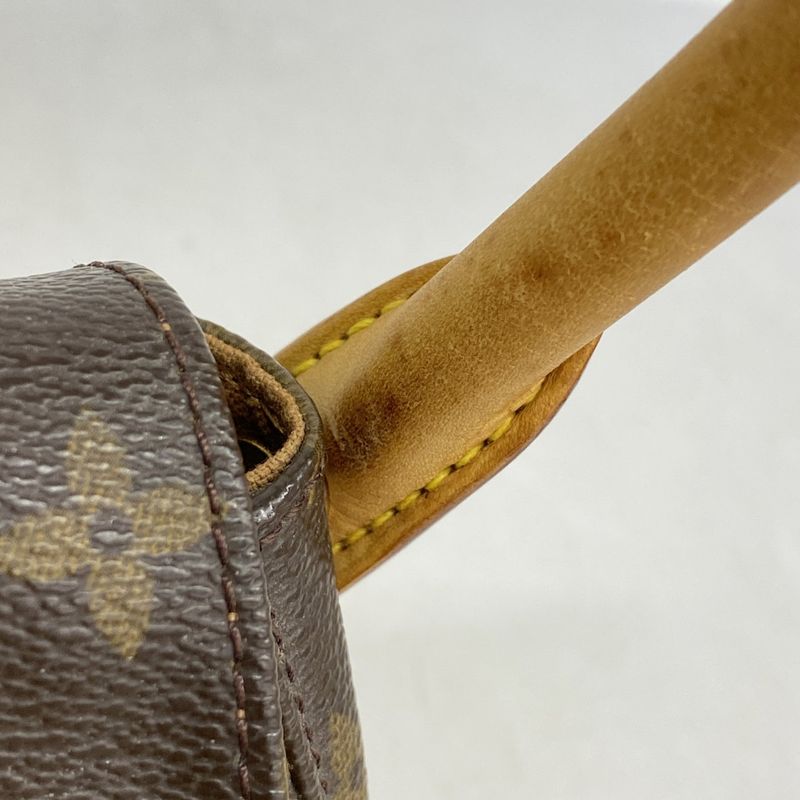 Louis Vuitton Shoulder Bag Monogram Mini Looping M51147 Brown Ladies