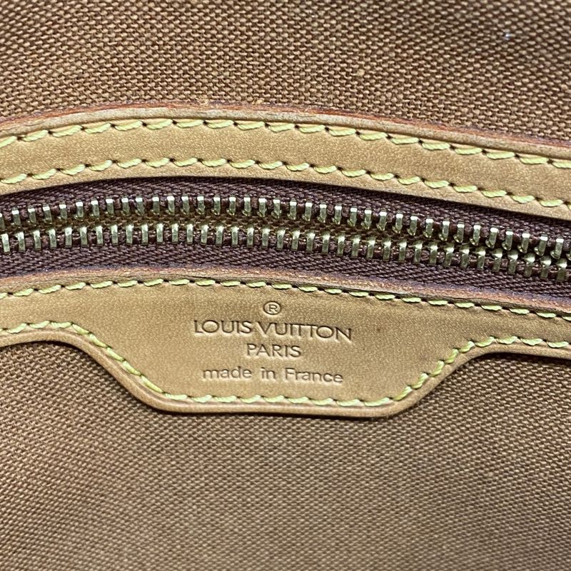 Louis Vuitton Shoulder Bag Monogram Mini Looping M51147 Brown Ladies