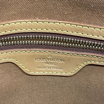 Louis Vuitton Shoulder Bag Monogram Mini Looping M51147 Brown Ladies