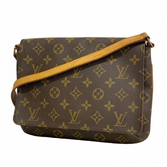 Louis Vuitton Shoulder Bag Monogram Musette Tango Short Strap M51257 Brown