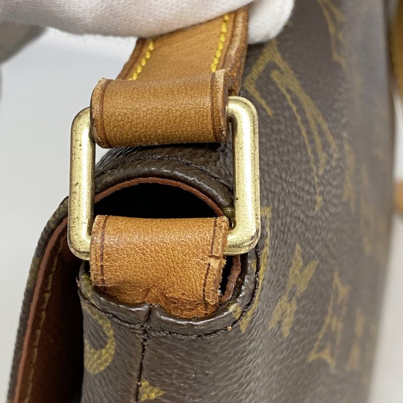 Louis Vuitton Shoulder Bag Monogram Musette Tango Short Strap M51257 Brown