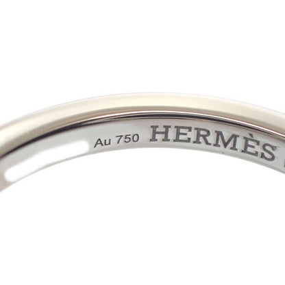 Hermes Chaine D'ancre Contour MM #53 no 13 B Ring 18Kwhite Gold Diamond