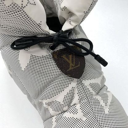 Louis Vuitton Pillow Line Monogram Boots Short Shoes Nylon White Black