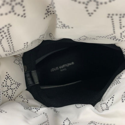 Louis Vuitton Pillow Line Monogram Boots Short Shoes Nylon White Black