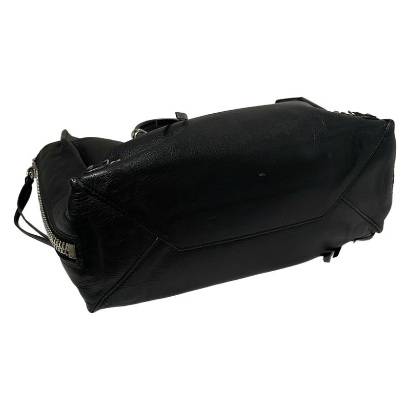 Balenciaga Tote Bag Paper A6 370926 Black Mini Bag Leather