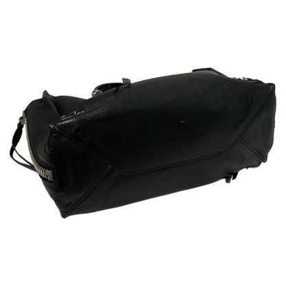 Balenciaga Tote Bag Paper A6 370926 Black Mini Bag Leather