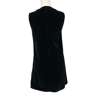 Celine Dress Cotton Black Gold Triomphe Velor