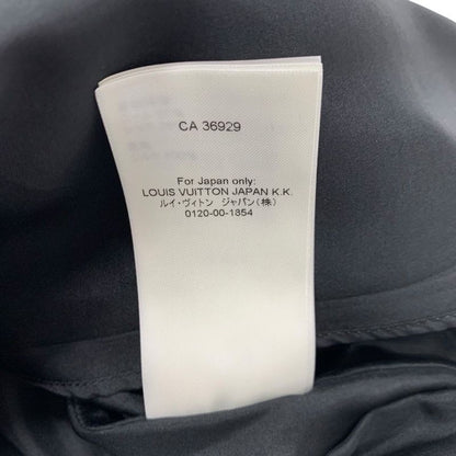 Louis Vuitton Dress Black White Logo Dot Ribbon