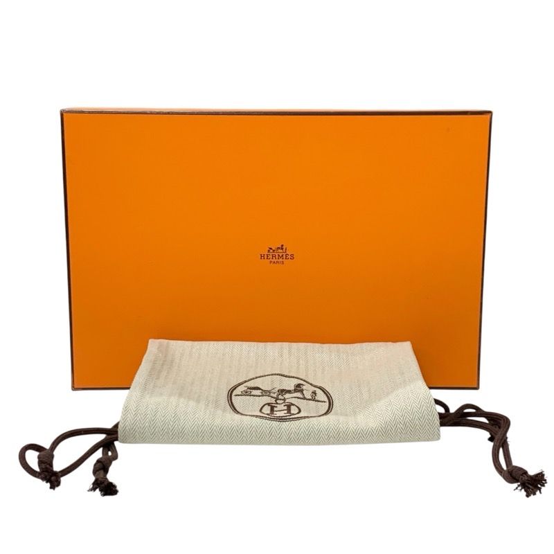 Hermes Hannah 95 Sandals Shoes Leather Black Unused Mules