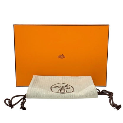 Hermes Hannah 95 Sandals Shoes Leather Black Unused Mules