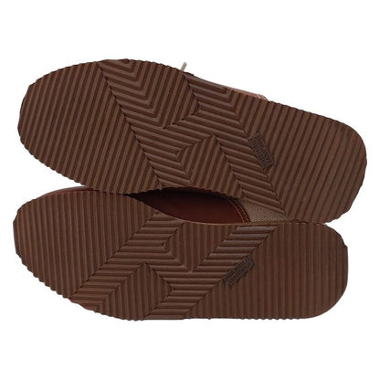 Hermes Sneakers 36 Women's Quick Brown And Beige Leather