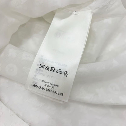 Louis Vuitton Top White Shirt Blouse Monogram