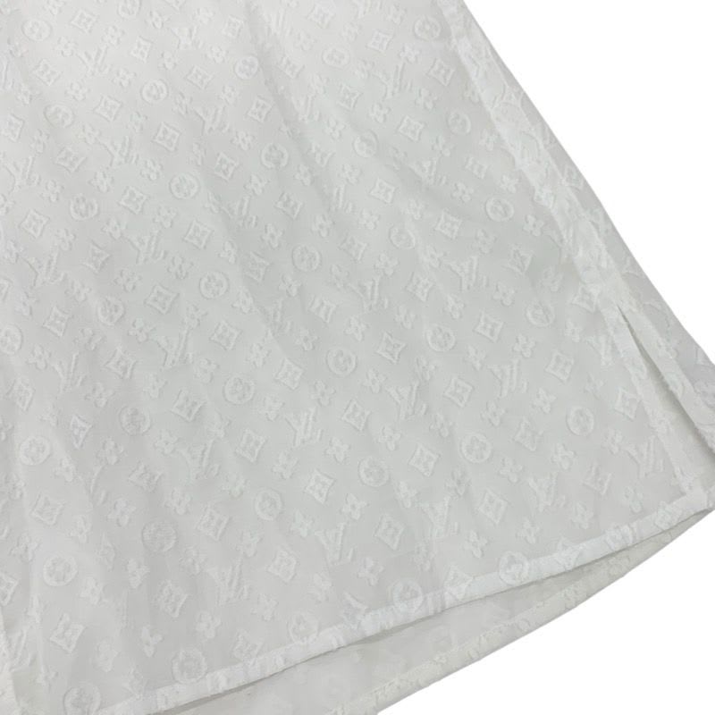 Louis Vuitton Top White Shirt Blouse Monogram