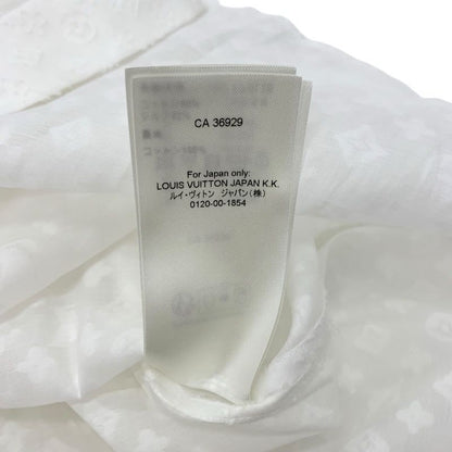Louis Vuitton Top White Shirt Blouse Monogram