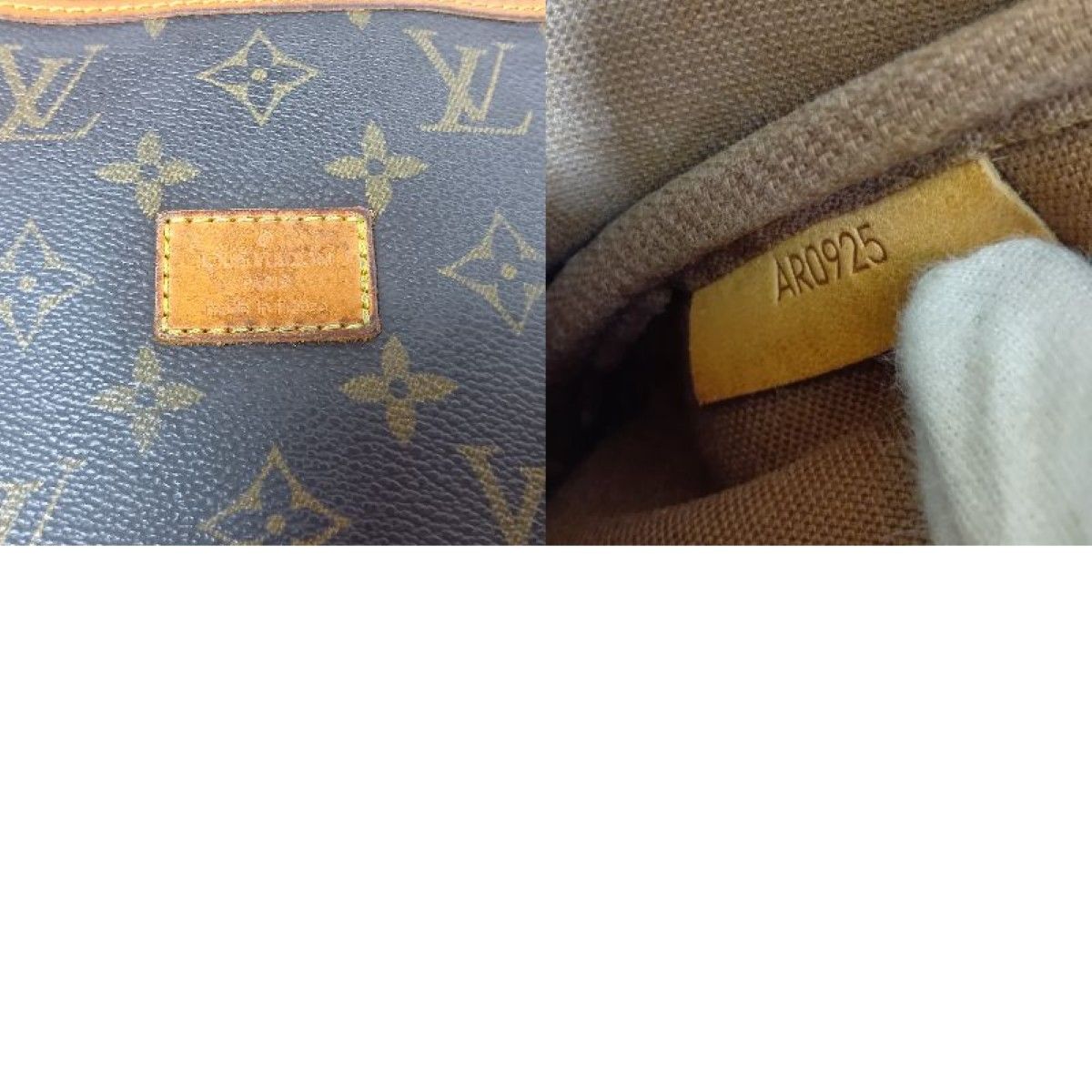 Louis Vuitton Monogram Saumur 30 Shoulder Bag M42256 Brown