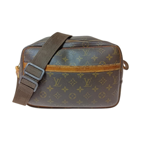 Louis Vuitton Monogram Reporter PM Shoulder Bag M45254 Brown