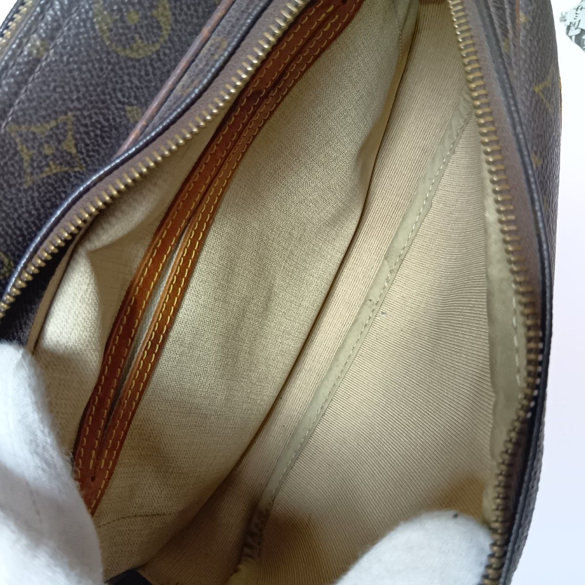 Louis Vuitton Monogram Reporter PM Shoulder Bag M45254 Brown