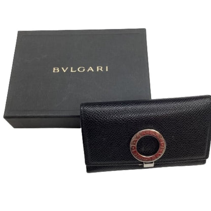 Bvlgari Bvlgari 6ren Key Case Leather Black