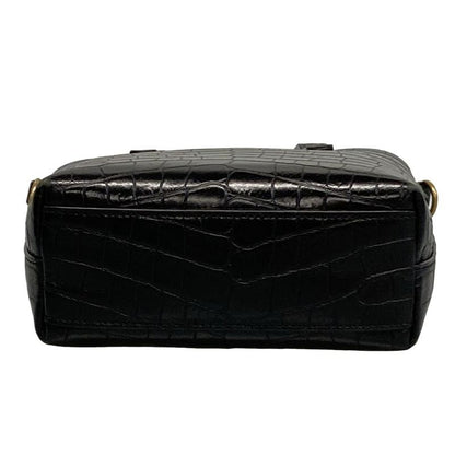 Saint Laurent Paris Tote Bag Mini Toy Shopping 712367 Black Shape Pressed