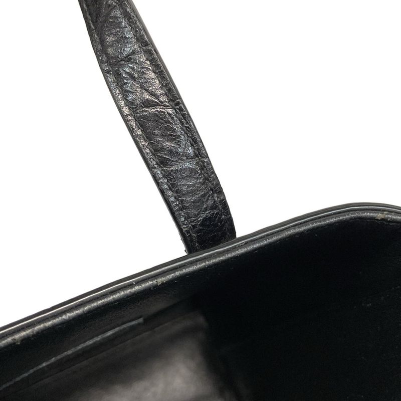 Saint Laurent Paris Tote Bag Mini Toy Shopping 712367 Black Shape Pressed