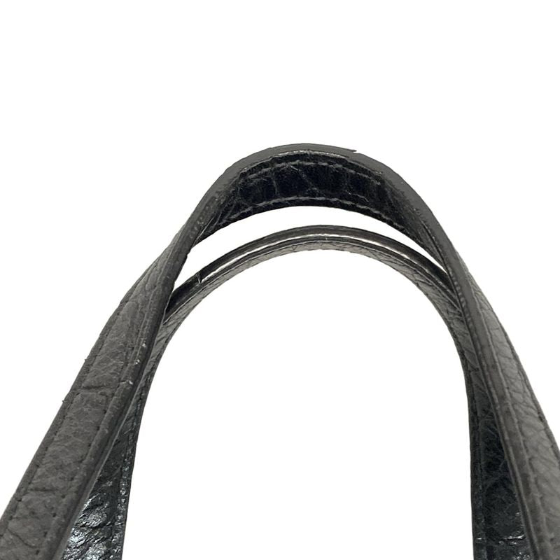 Saint Laurent Paris Tote Bag Mini Toy Shopping 712367 Black Shape Pressed