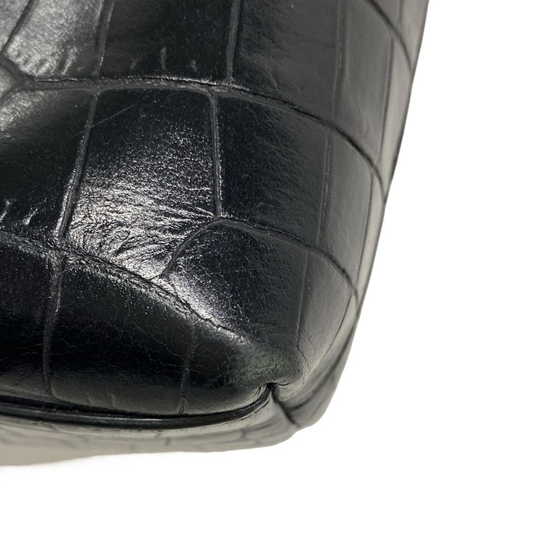 Saint Laurent Paris Tote Bag Mini Toy Shopping 712367 Black Shape Pressed