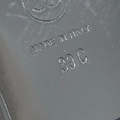 Chanel Sandals 39 C Women - G32825 Black Coco Cross Strap Flat Sandals