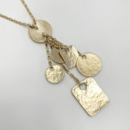 Chanel Métiers D'art Collection Necklace F21a Gold GP Coco Mark Rhinestone